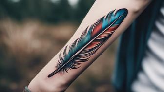 Feder Tattoo Bedeutung: Entdecke die Symbolik und Inspiration hinter diesem beliebten Motiv