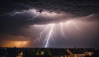 Feuerwehr berichtet von Unwetternacht in Augsburg: Schweres Gewitter mit mehreren Blitzeinschlägen